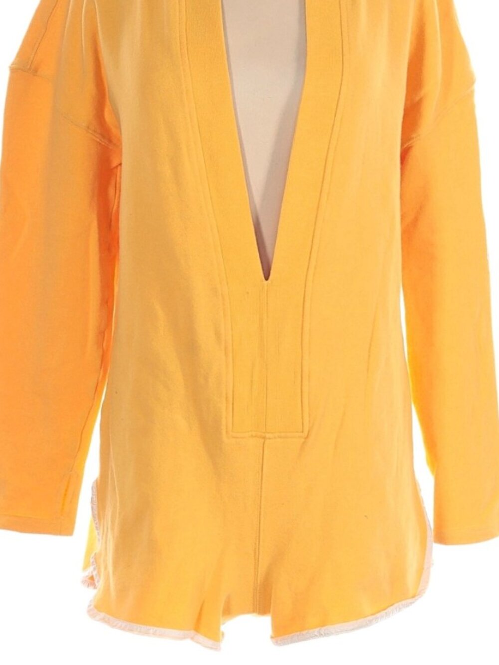 Rare FP Movement Free People Take The Plunge Shortsie Romper Mango Yellow XS - Picture 3 of 11
